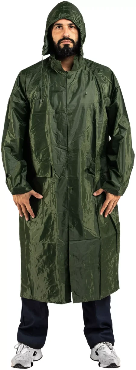 Capa chuva Poliéster /PVC, Verde