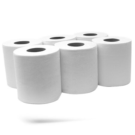 Papel Espiral Pampilar folha dupla 60M - Pacote de 6 Rolos