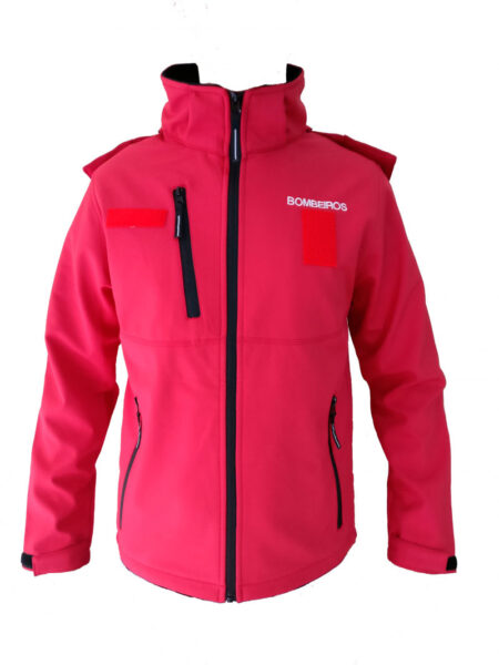 Casaco Softshell Bombeiros- Vermelho