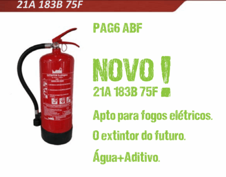 Extintor de ABF de 6 Lt
